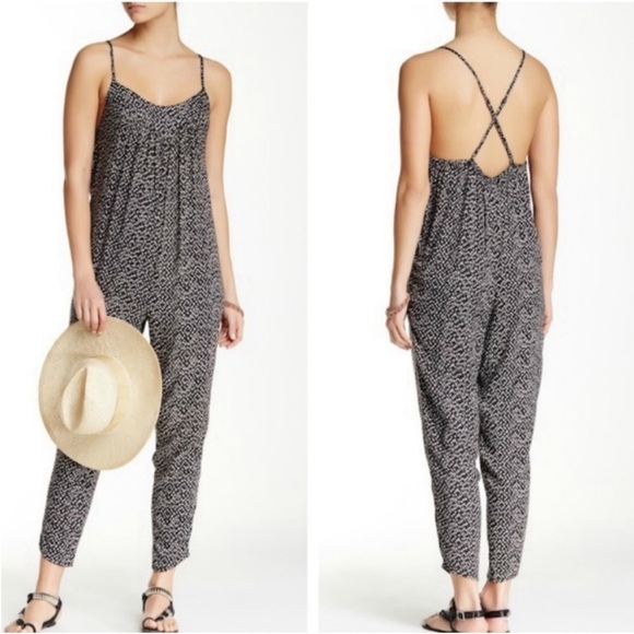Billabong Pants - BILLABONG Moon Dreamin Jumpsuit Black Size SMALL